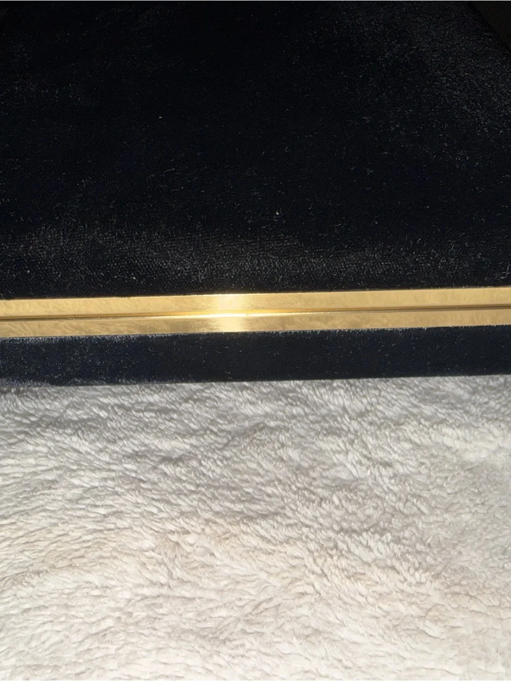 Mele Velvet Jewelry Organizer Tray in Beige interior